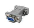 DRUT Serial to VGA 9 Pin Female to 15 Pin Male Adapter D9 to HD15 SVGA Cable Converter