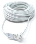 DRUT RJ11 to BT, 4 Pin Male to Male Rollover Cable Modem Router Lead Cord VDSL/ADSL (not for telephone)