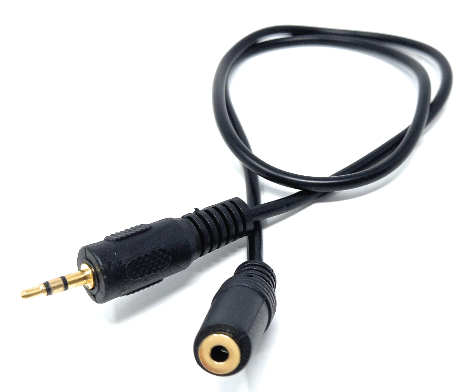 DRUT Stereo 2.5mm Jack to 2.5mm Socket Extension Cable Male to Female Small PIN Gold Connectors