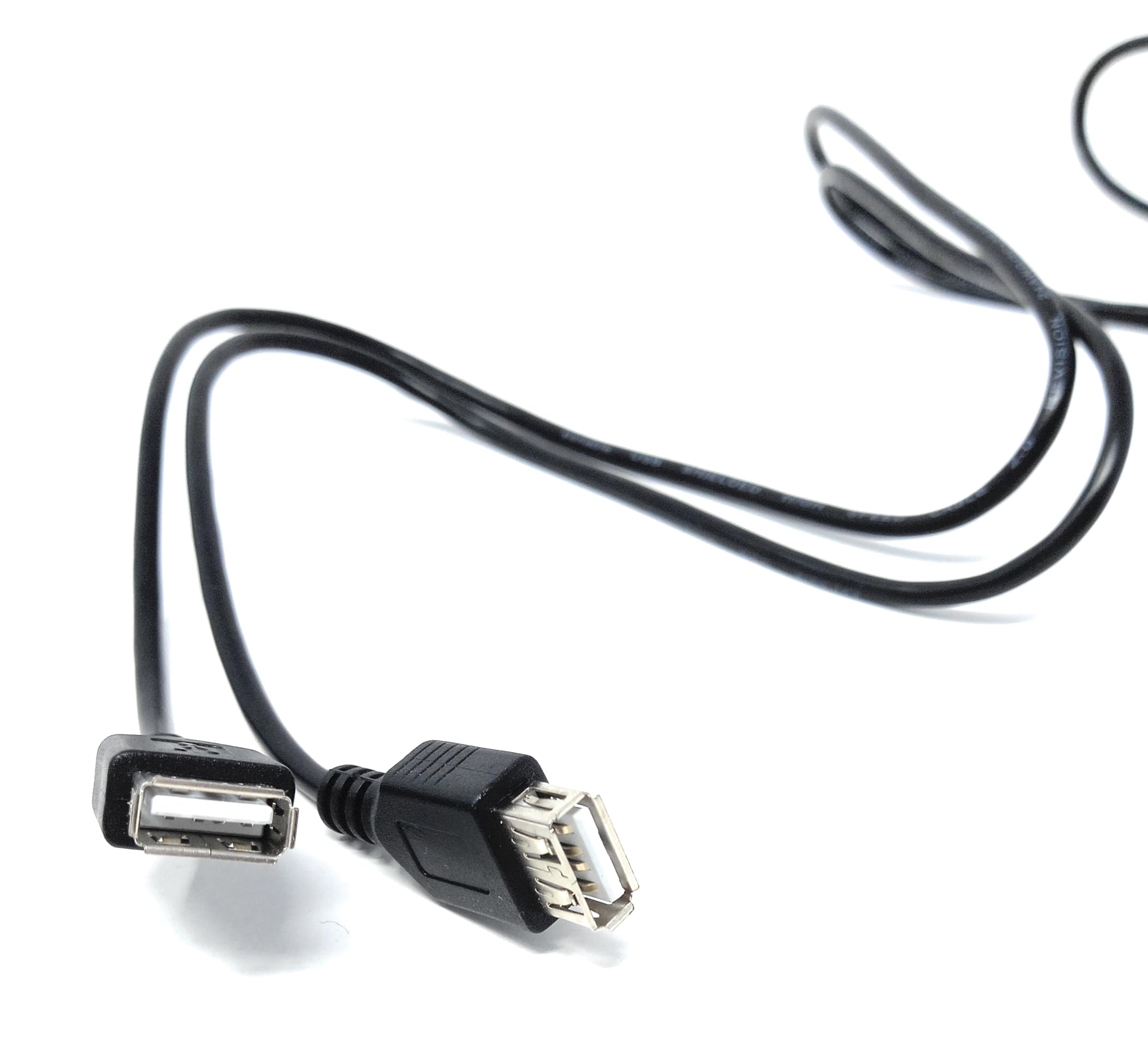DRUT 1.6m USB 2.0 Female to Female Cable, Socket to Socket Extension 24AWG High Speed Lead, Gender Changer 5.5ft