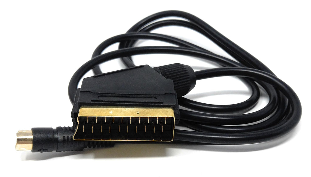 DRUT 1.5m SCART to S-Video Cable 4 Pin DIN Male SVHS S-VHS Lead 5ft
