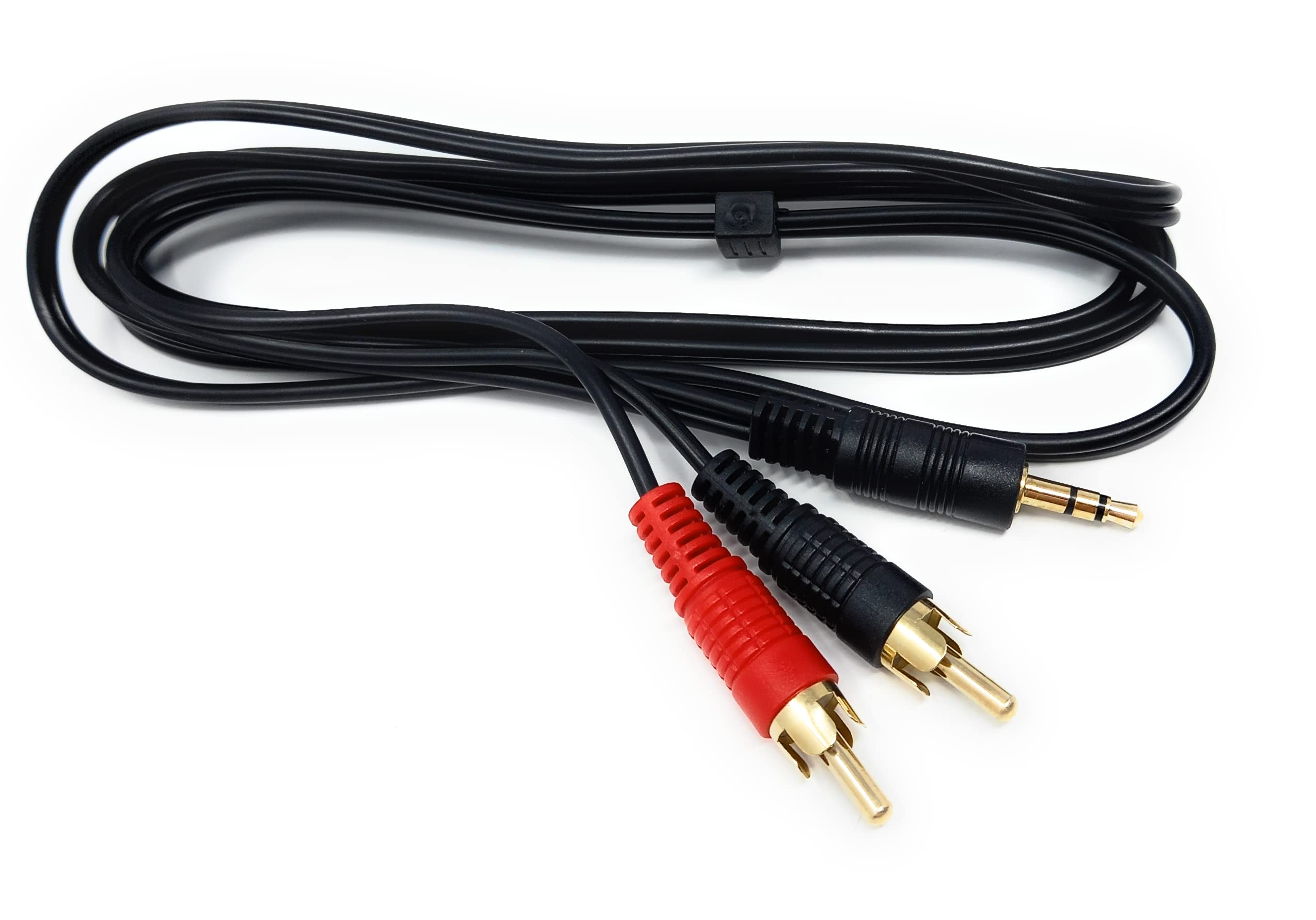 DRUT 3.5mm to Twin RCA Stereo Aux Phono Audio Cable Mini Jack Lead Cord Y Splitter Headphone Cord RCA Y Splitter Adapter