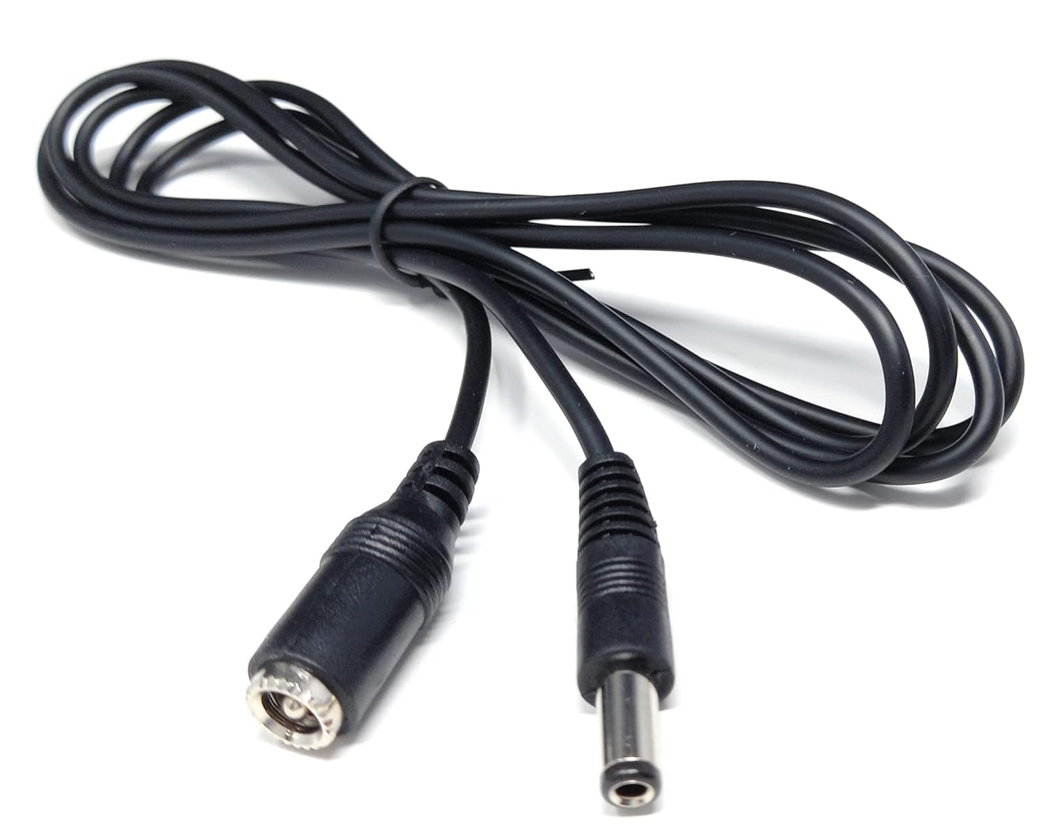DRUT 2.5mm x 5.5mm Male to Female Power DC Connector Extension Cable Lead for CCTV Cameras, LED Lights