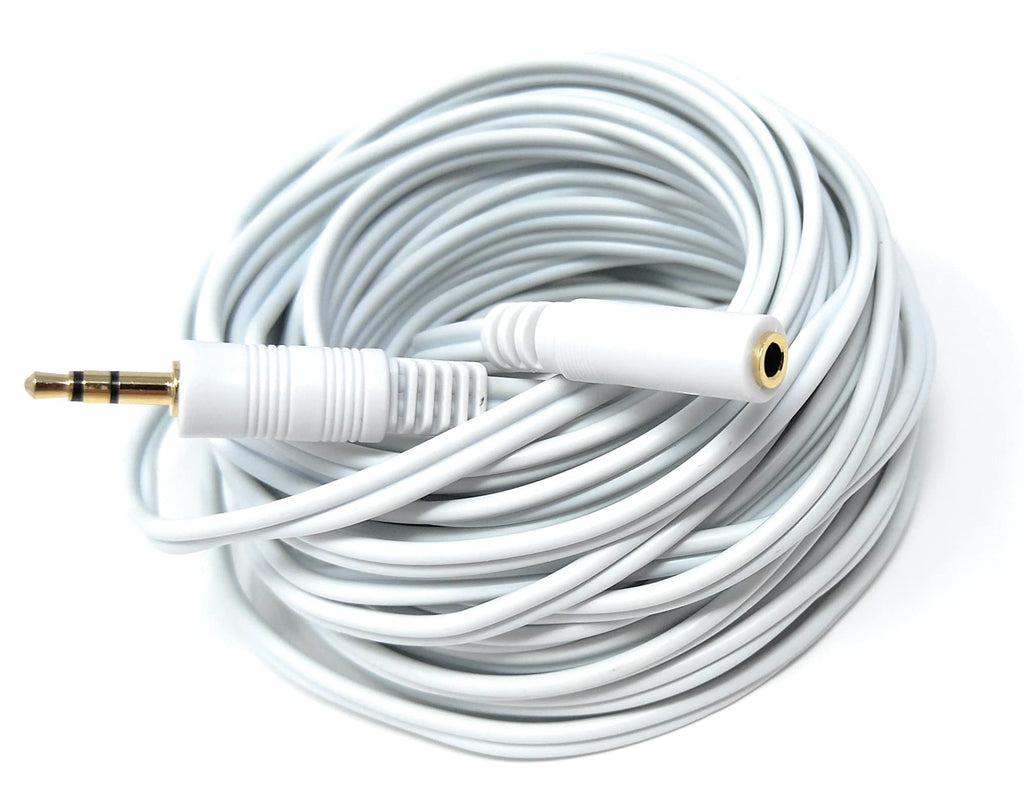 DRUT 3.5mm to 3.5mm Stereo Audio Extension Cable Lead Male to Female Gold Connectors
