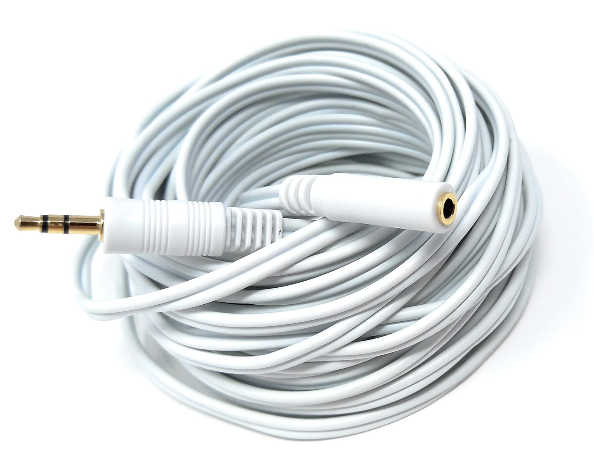 DRUT 3.5mm to 3.5mm Stereo Audio Extension Cable Lead Male to Female Gold Connectors