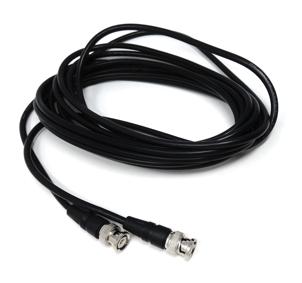 DRUT BNC to BNC Cable Lead, Coaxial RG59/RG59U 75ohm for CCTV Video Camera, Male to Male Plugs