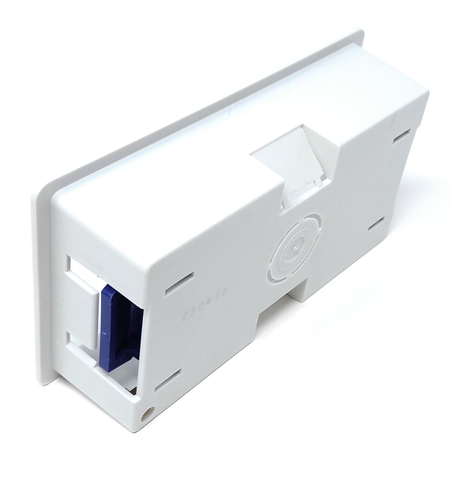 Double 2 Gang Dry Lining Back Plasterboard Box, Pattress Box with Adjustable Lugs 35mm, for Faceplate
