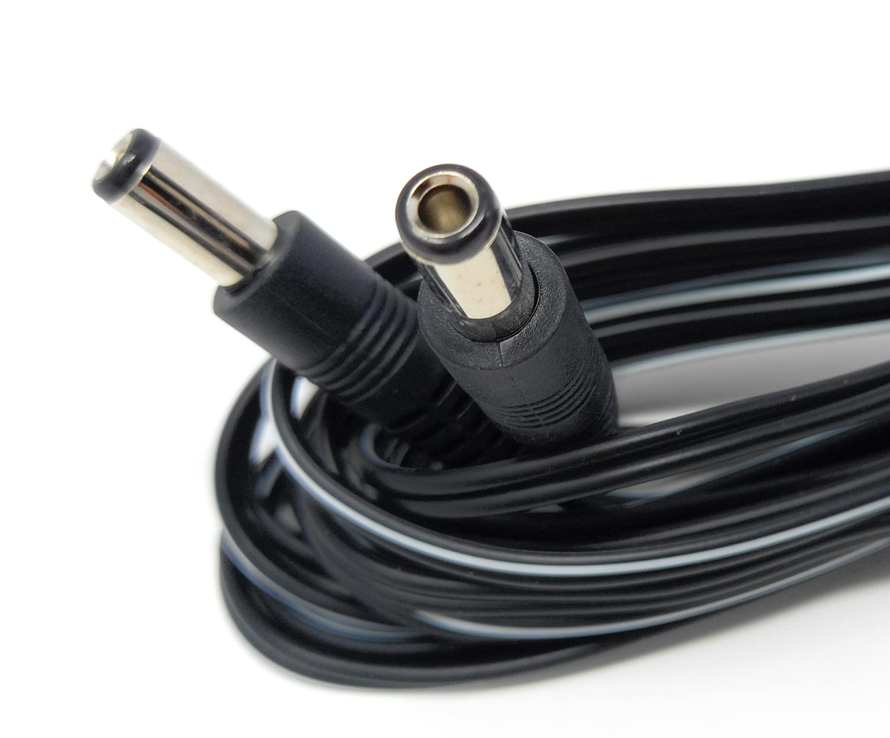 DRUT 2.5mm x 5.5mm Male to Male Power DC Connector Cable Lead for CCTV Camera, LED Lights