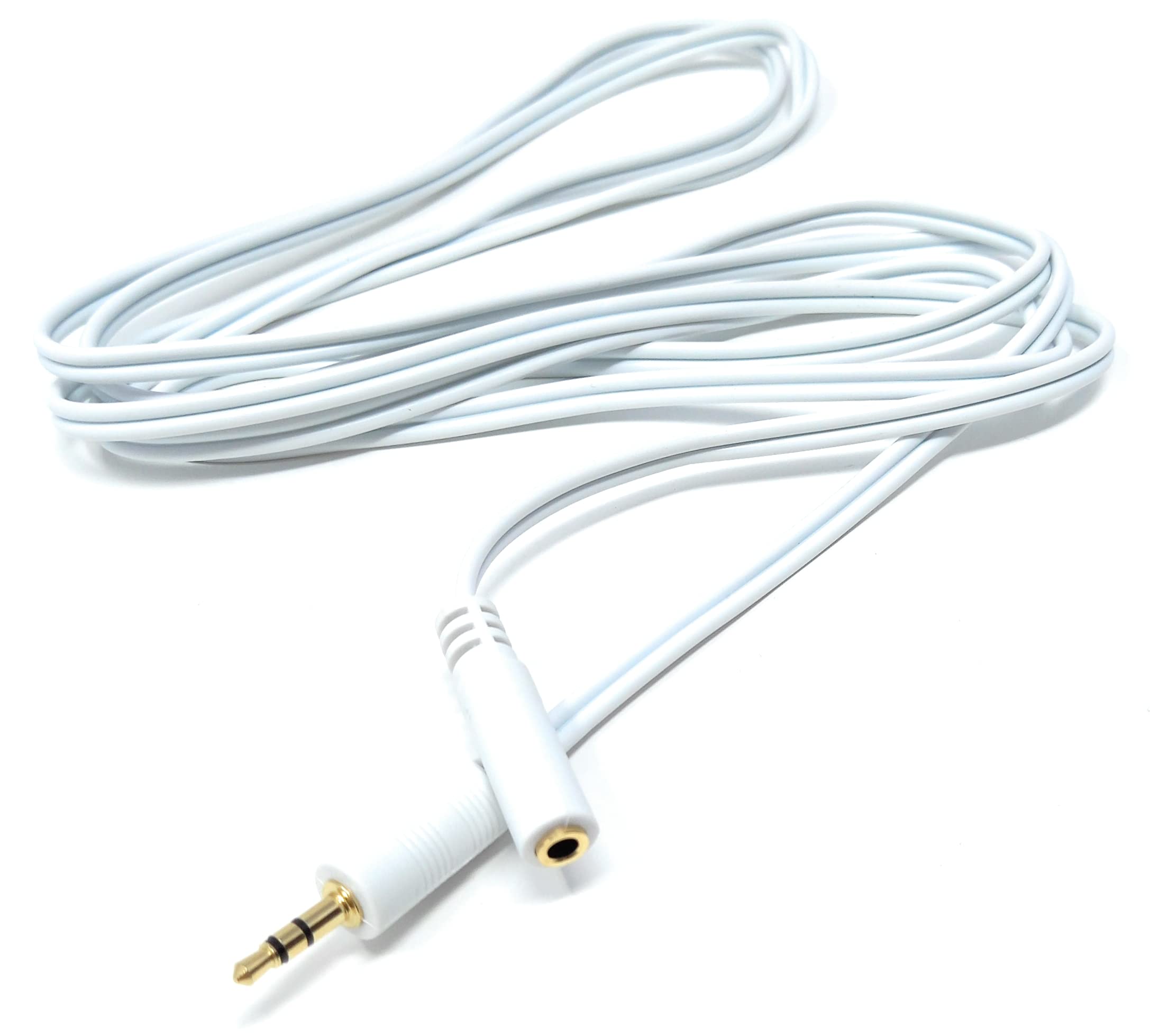 DRUT 3.5mm to 3.5mm Stereo Audio Extension Cable Lead Male to Female Gold Connectors