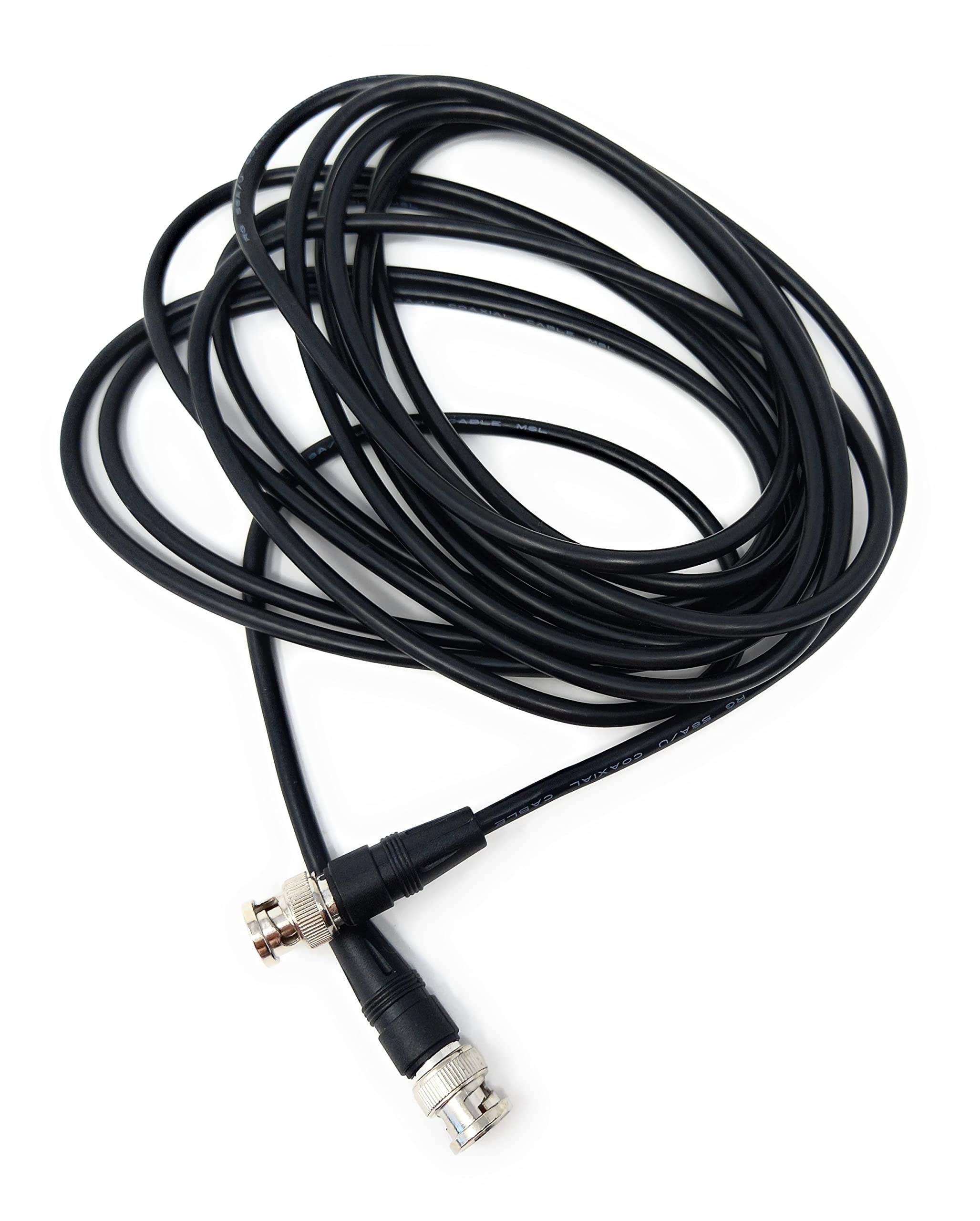 DRUT BNC to BNC Cable Lead, Coaxial RG59/RG59U 75ohm for CCTV Video Camera, Male to Male Plugs