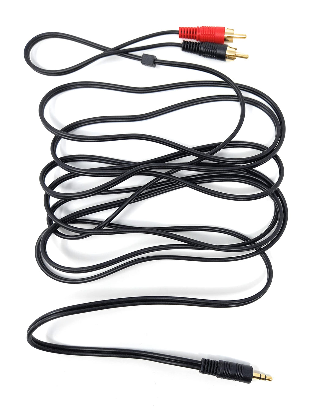 DRUT 3.5mm to Twin RCA Stereo Aux Phono Audio Cable Mini Jack Lead Cord Y Splitter Headphone Cord RCA Y Splitter Adapter