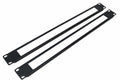 White Brush Cable Management Panel 19 Inch 1U, Universal Rack Mount Cable Entry Brush Strip for Data Cabinet, Server Rack, Network Cabinet & Patch Panel Organisation