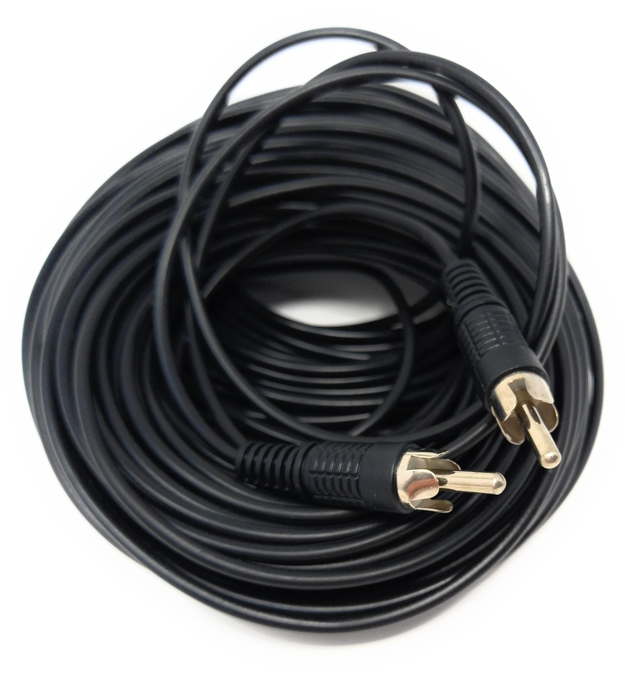 DRUT Single RCA to RCA Phono Plug to Plug Audio Cable, Speaker Male to Male Lead