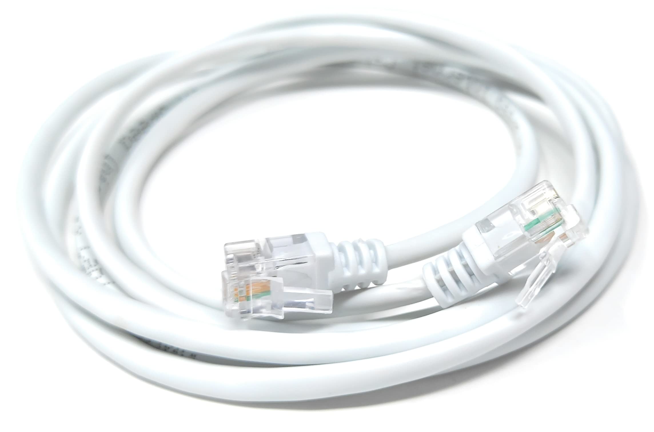 RJ11 to RJ11 ADSL 2 High Speed Broadband Modem Telephone Cable Transmits Data Up to 100 Mbits/sec, 26 AWG Supports Analogue or Digital (DSL/ISDN) Applications