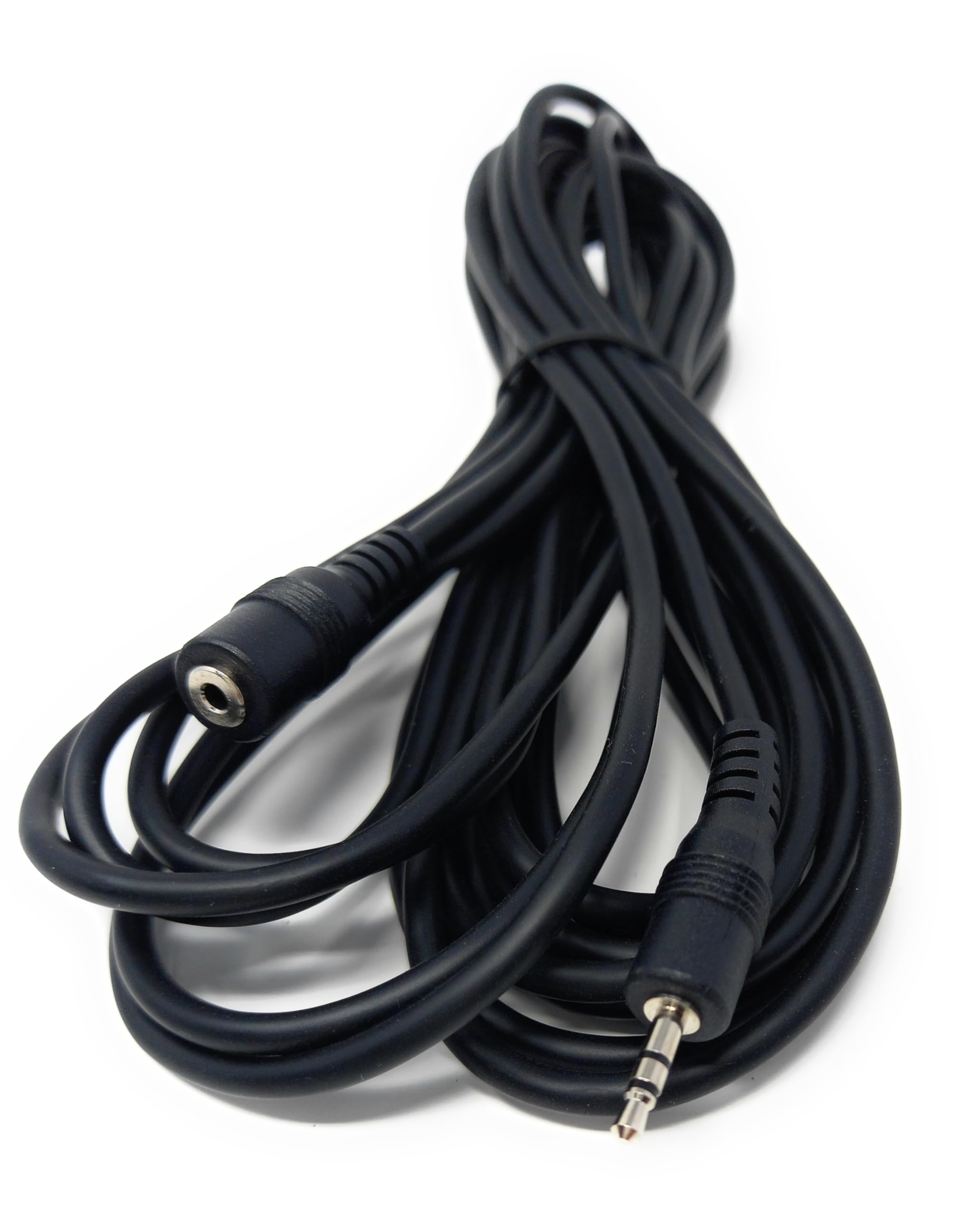 DRUT 2.5mm Stereo Jack Plug to 2.5mm Socket Extension Male to Female Audio Lead Cable Nickel Connectors