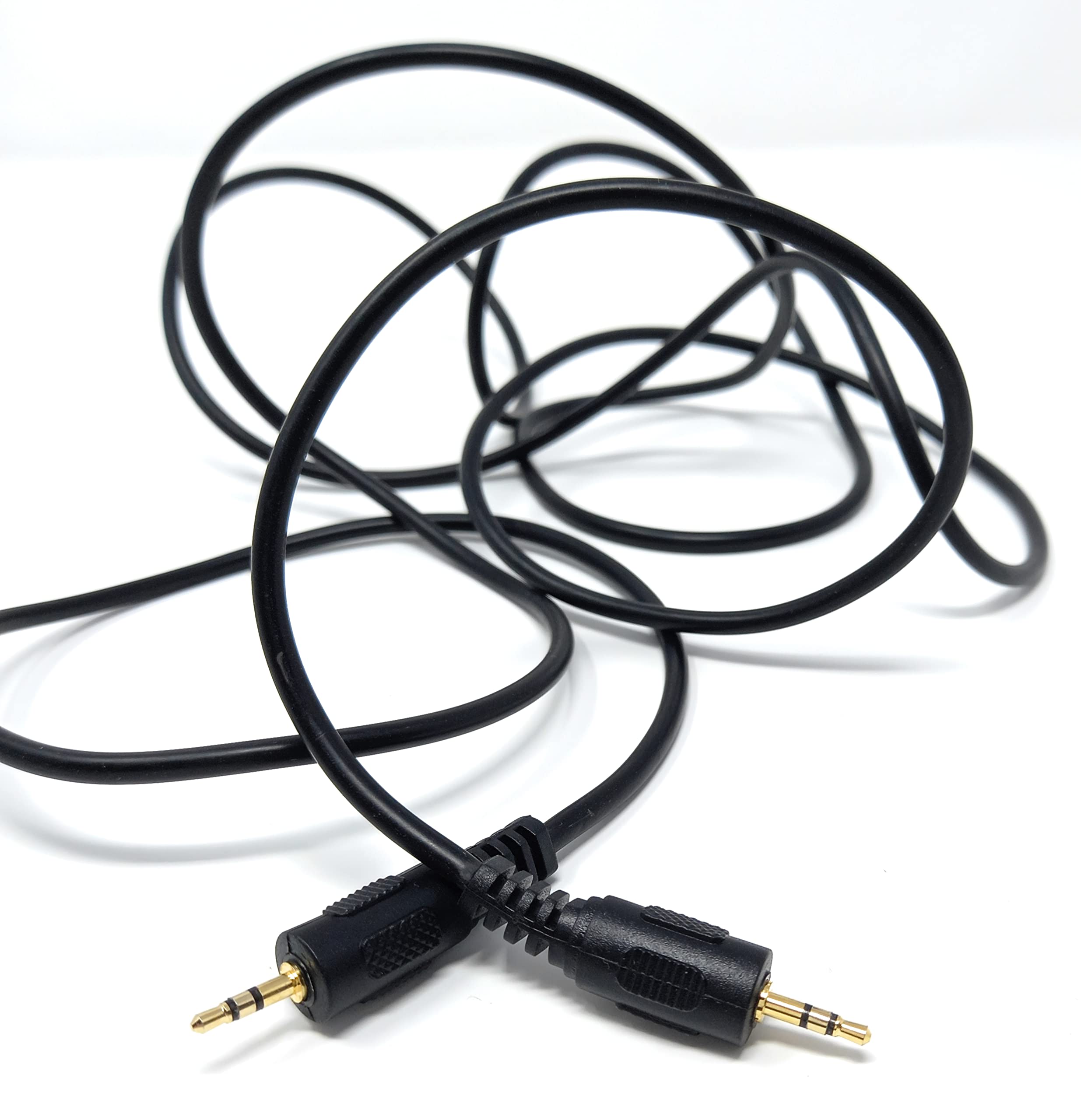 DRUT 2.5mm Jack to 2.5mm Jack Stereo Audio Cable Lead, Gold Connectors