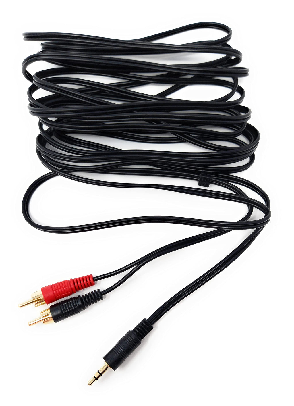 DRUT 3.5mm to Twin RCA Stereo Aux Phono Audio Cable Mini Jack Lead Cord Y Splitter Headphone Cord RCA Y Splitter Adapter