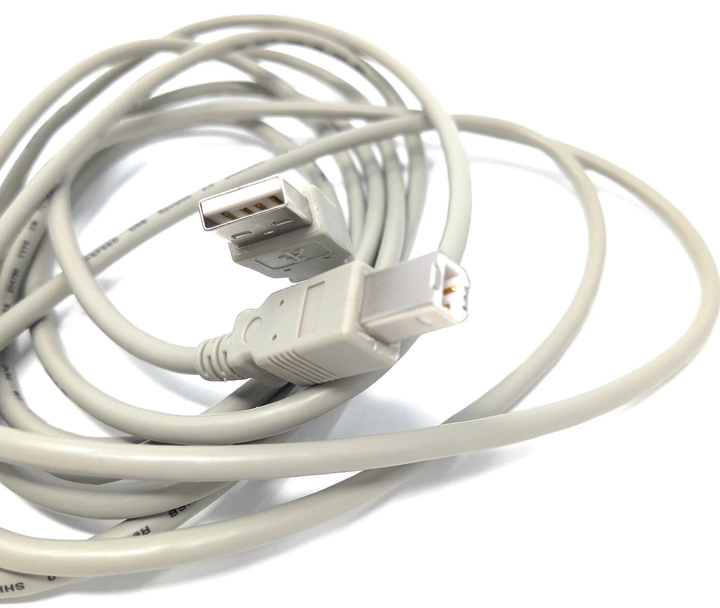 DRUT USB A to B 2.0 24AWG High Speed Cable Lead for Printer, Scanner, Music Instrument
