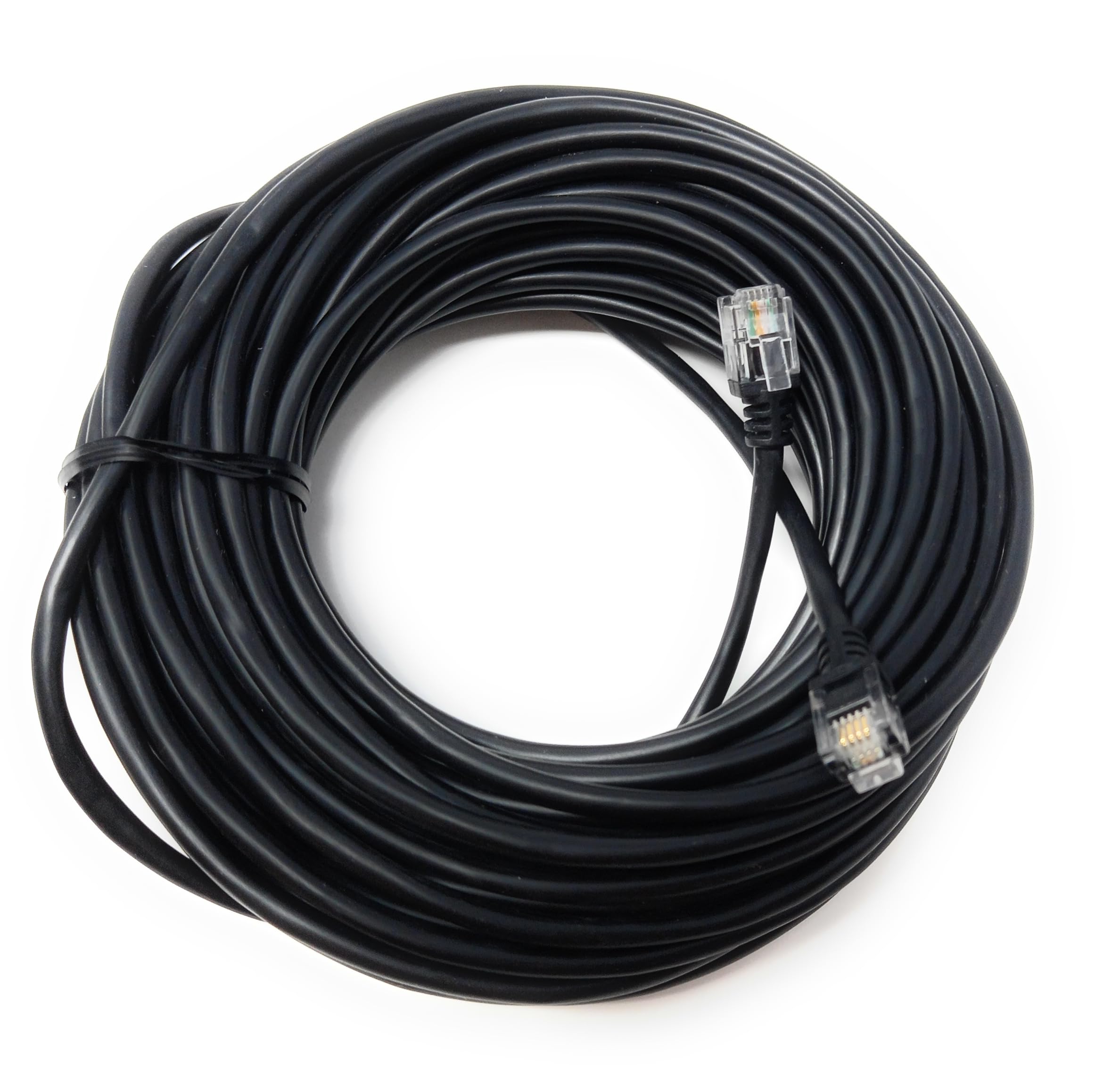 RJ11 to RJ11 ADSL 2 High Speed Broadband Modem Telephone Cable Transmits Data Up to 100 Mbits/sec, 26 AWG Supports Analogue or Digital (DSL/ISDN) Applications