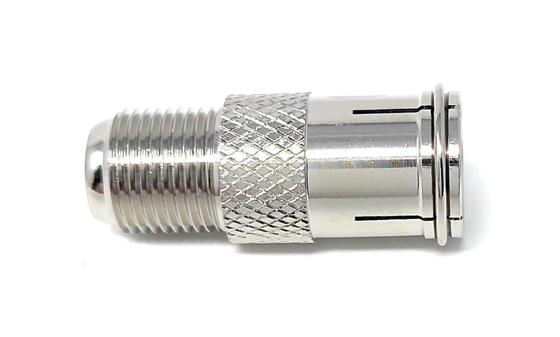 DRUT F Type Connector Socket to TV RF Socket Coax Aerial Antenna Female to Female Cable Adapter