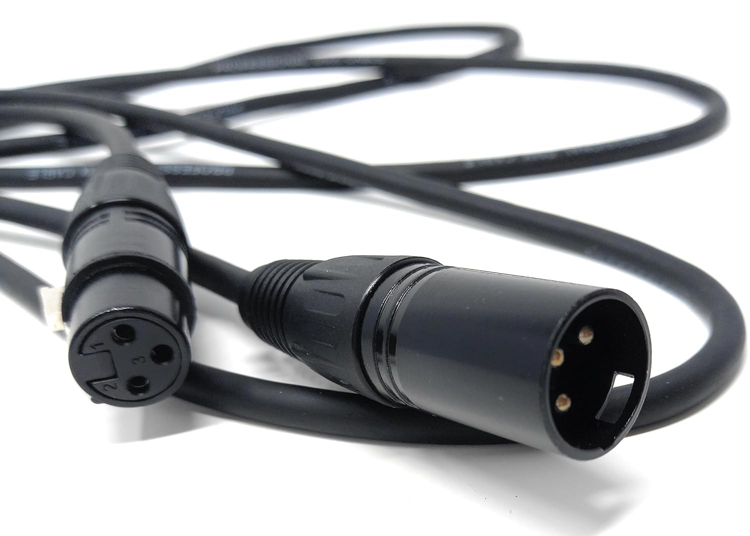 DRUT XLR 3pin Male to Female Microphone, Mixer Audio Cable Extension Lead