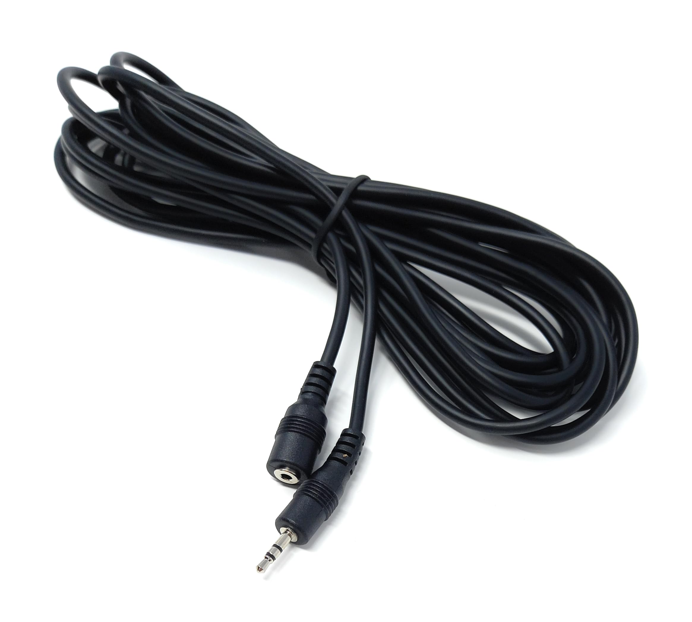DRUT 2.5mm Stereo Jack Plug to 2.5mm Socket Extension Male to Female Audio Lead Cable Nickel Connectors
