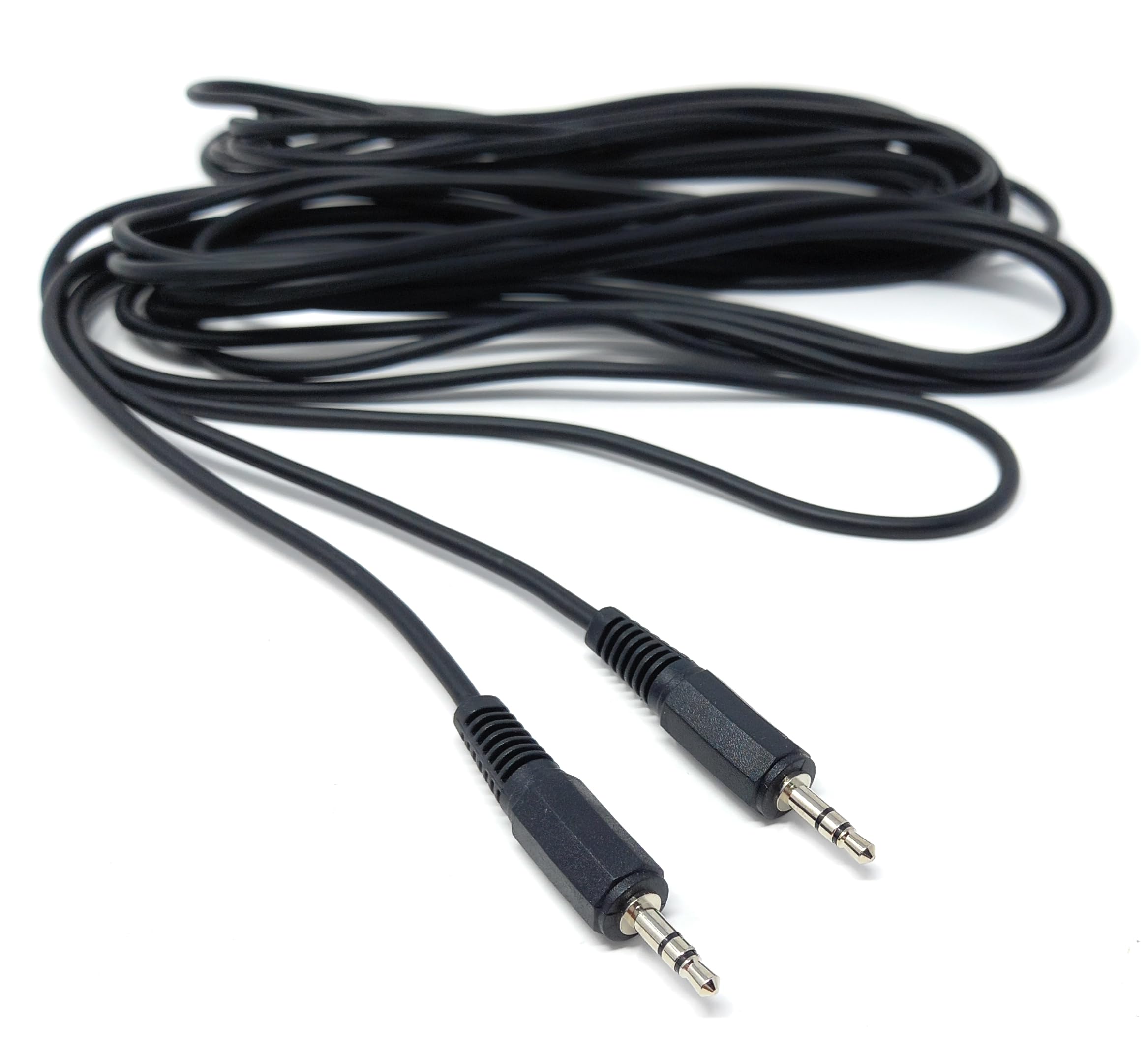 DRUT 3.5mm to 3.5mm Aux Cable Audio Lead Stereo Headphone Mini Jack Male to Male Auxiliary Cord Compatible with Car Audio, TV, PC, Tablet, Laptop, MP3, Speaker