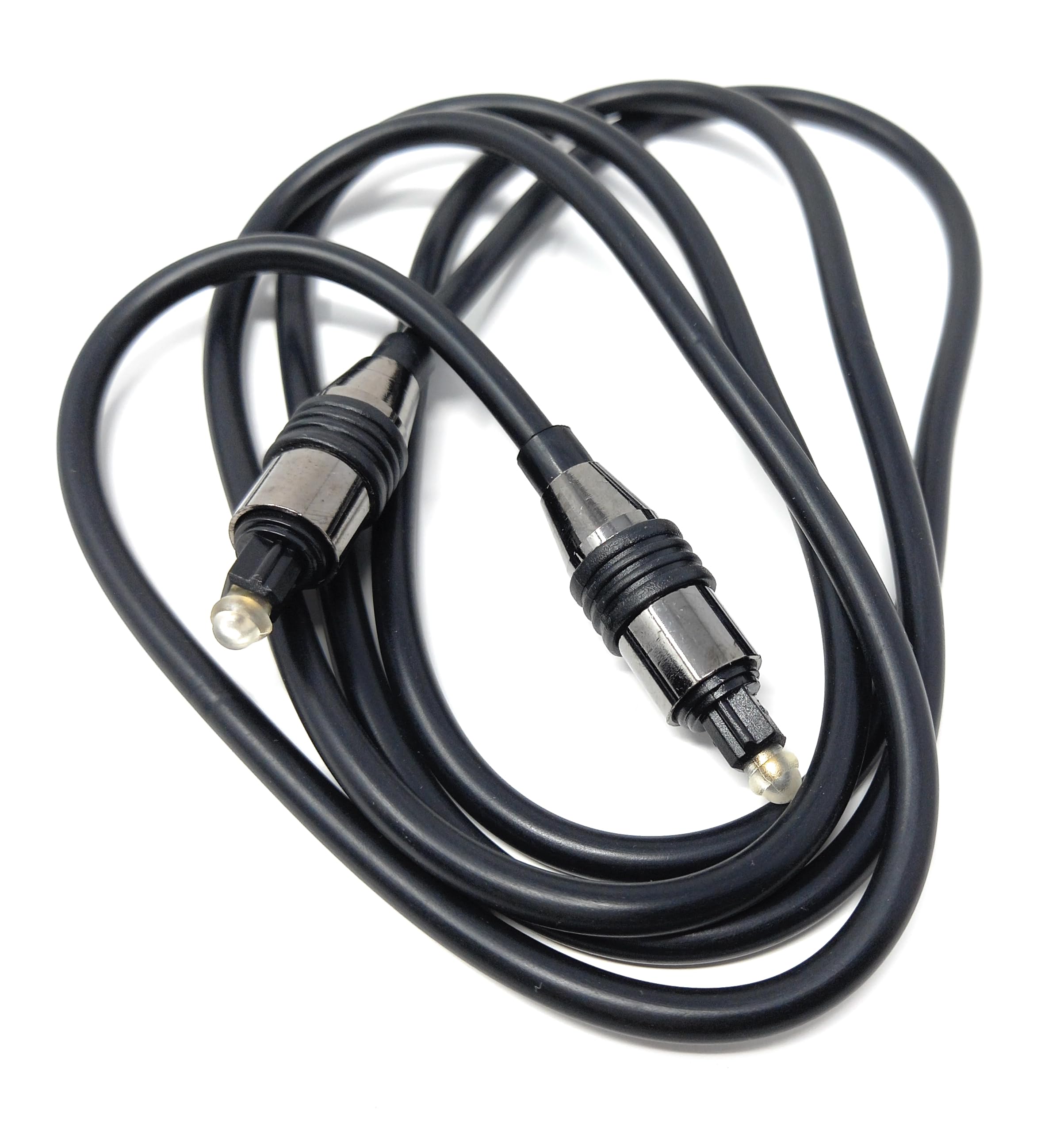DRUT Digital Optical Audio Toslink Cable, Compatible with TV, Soundbar, Game Console, DVD Player, PC
