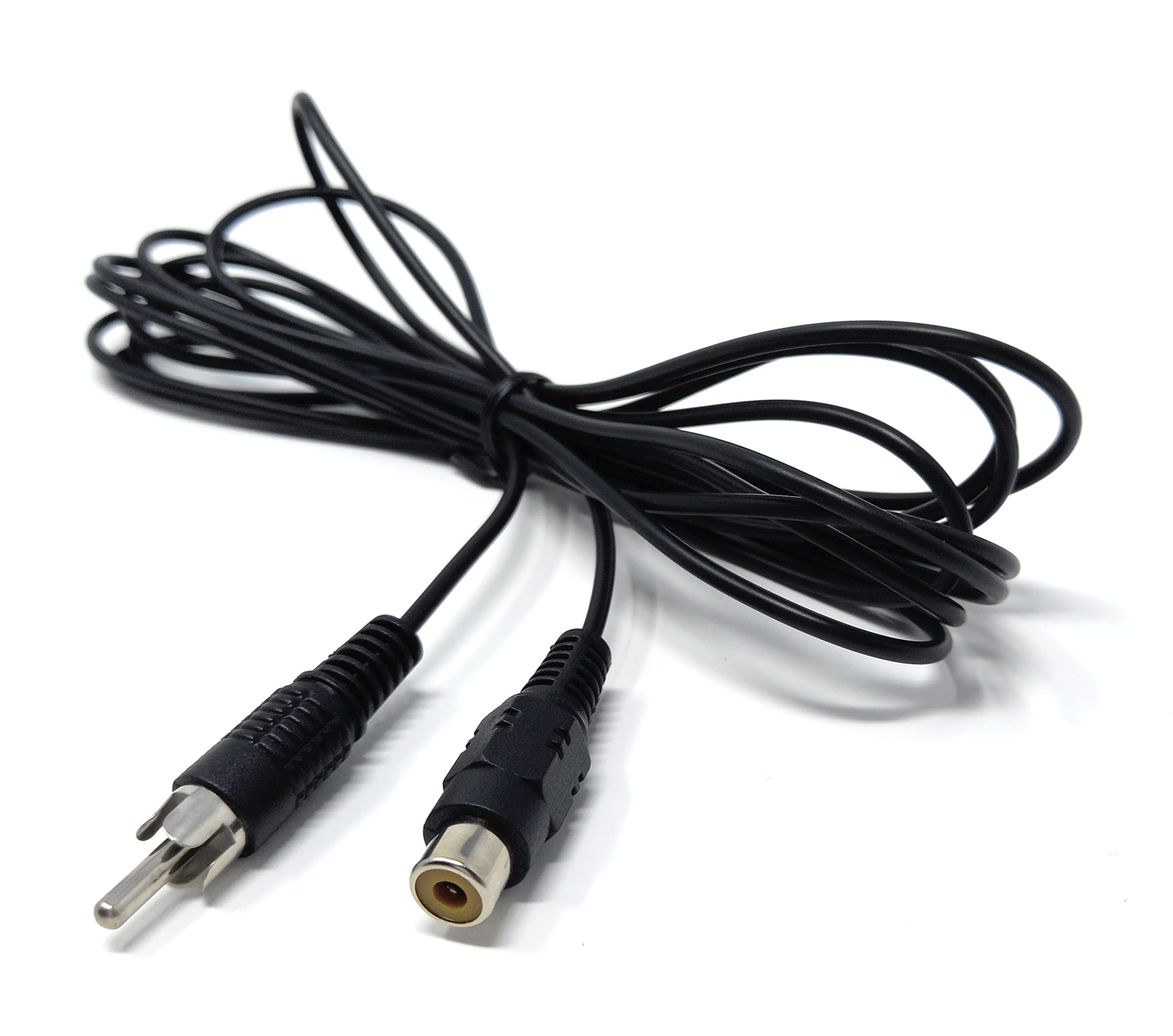 DRUT RCA to RCA Socket Mono Single Phono Extension Cable HI-FI/TV Audio Video Lead Cord