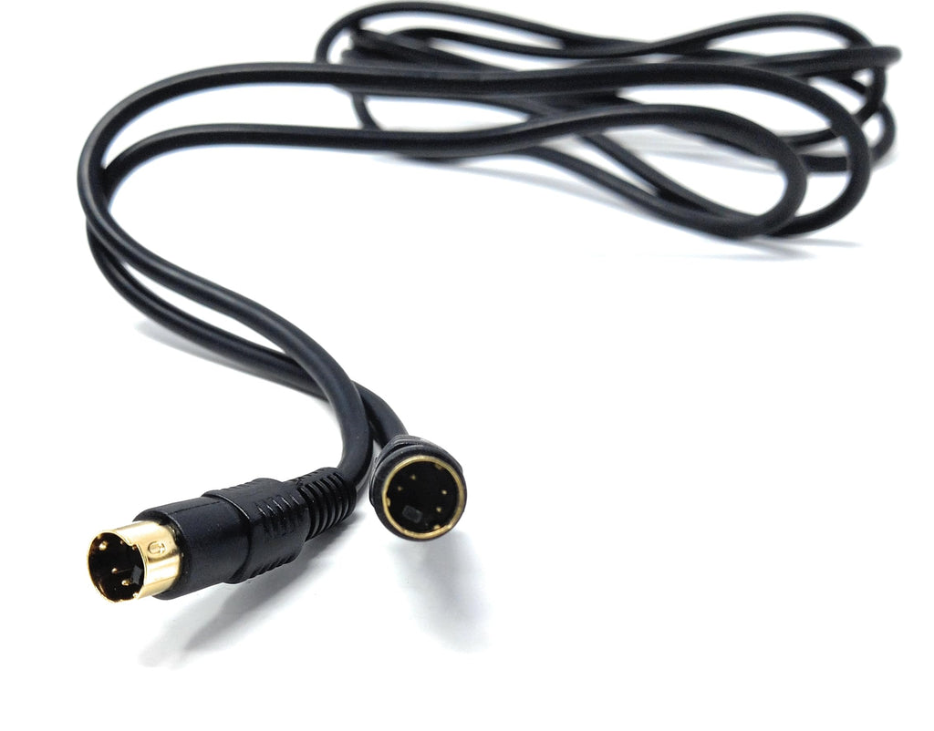 DRUT S-Video (SVHS) Cable 4-pin Male to Male Gold Plated Compatible With TV, HDTV, DVD, VCR, Camcorder, Game Console