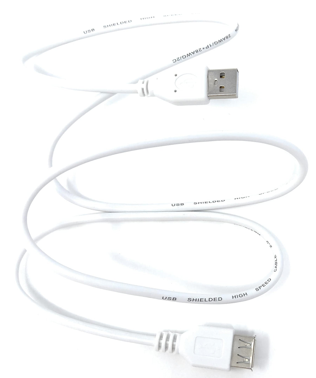 DRUT USB Male to USB Female 2.0 24AWG High Speed EXTENSION Cable A Plug to Socket