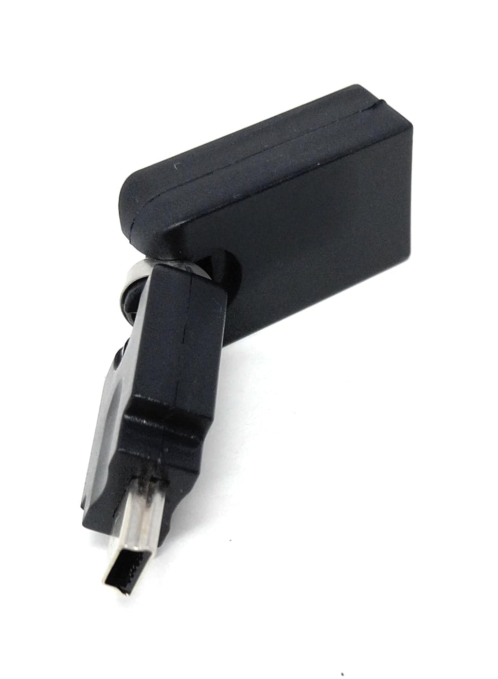 Mini USB to USB 2.0 Adapter – 360° Rotating Swivel Connector for Data Transfer & Charging, Compatible with Cameras, Car Navigation, MP3 Players, GPS, and Musical Instruments