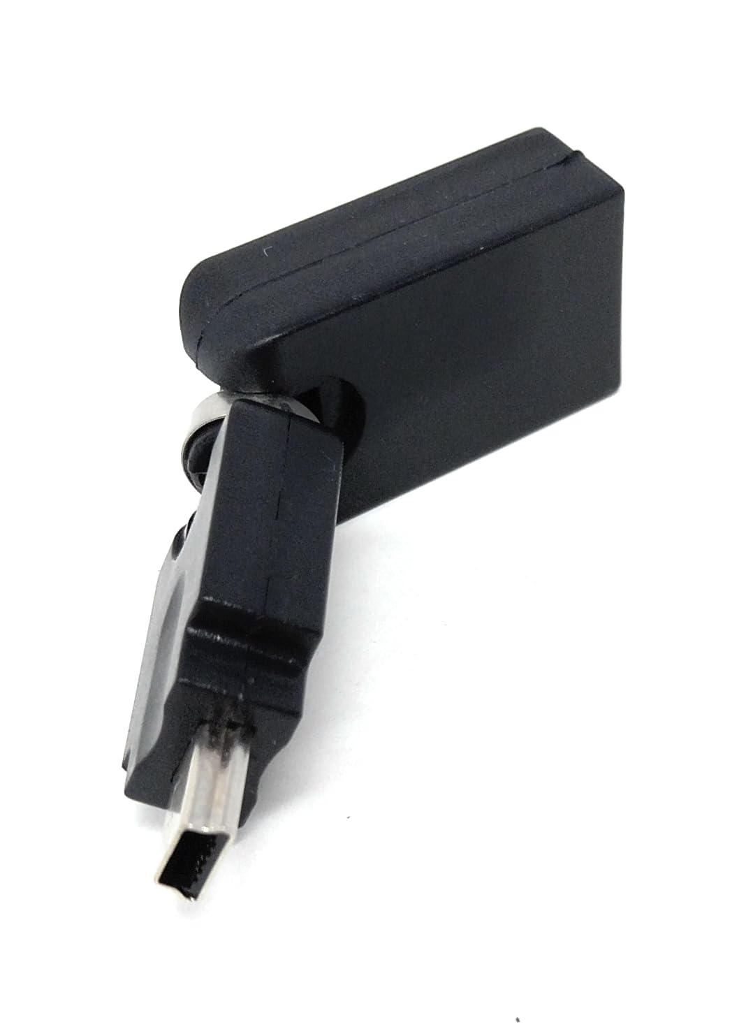 Mini USB to USB 2.0 Adapter – 360° Rotating Swivel Connector for Data Transfer & Charging, Compatible with Cameras, Car Navigation, MP3 Players, GPS, and Musical Instruments