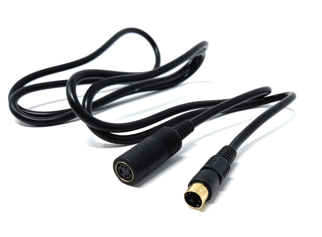 DRUT S-Video Extension Cable, 4 Pin Mini Din (Male to Female) Lead Cord