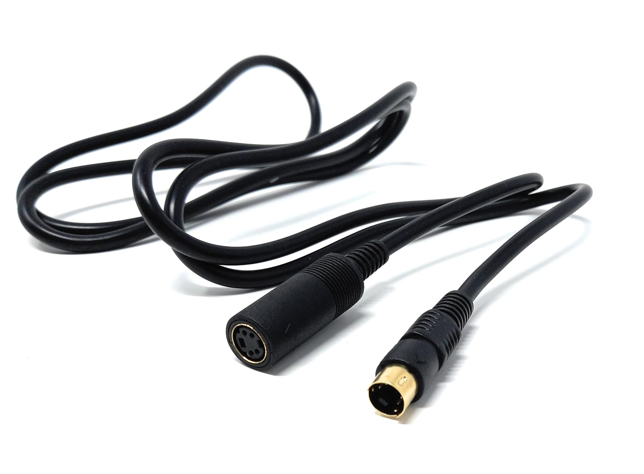 DRUT S-Video Extension Cable, 4 Pin Mini Din (Male to Female) Lead Cord