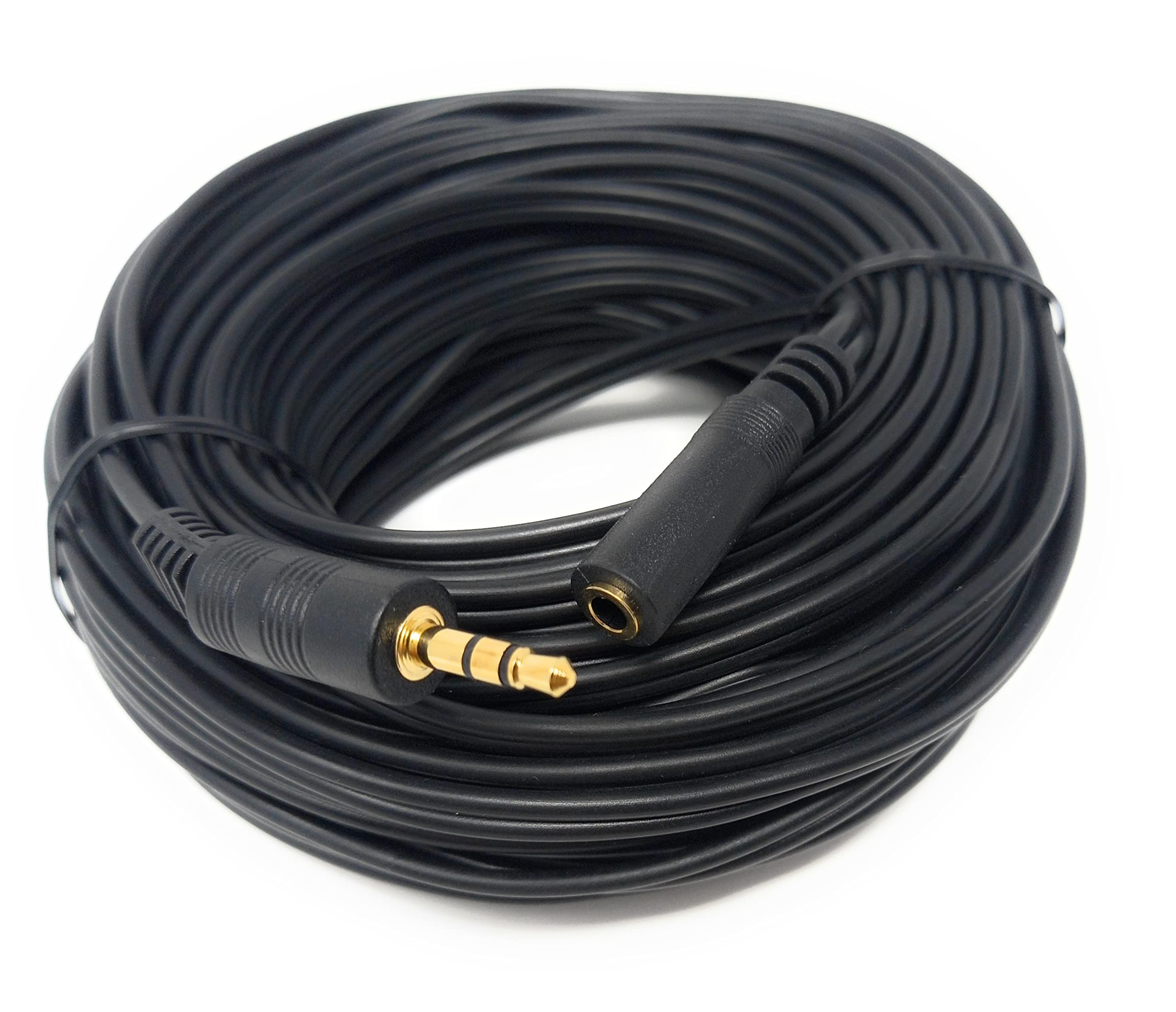 DRUT 3.5mm to 3.5mm Stereo Audio Extension Cable Lead Male to Female Gold Connectors