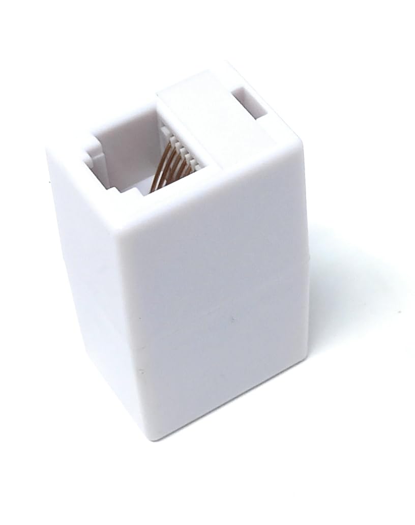 DRUT RJ12 (RJ11) 6P6C 6 Pin Female Coupler Adapter Cable Joining, Gender Changer, Extender