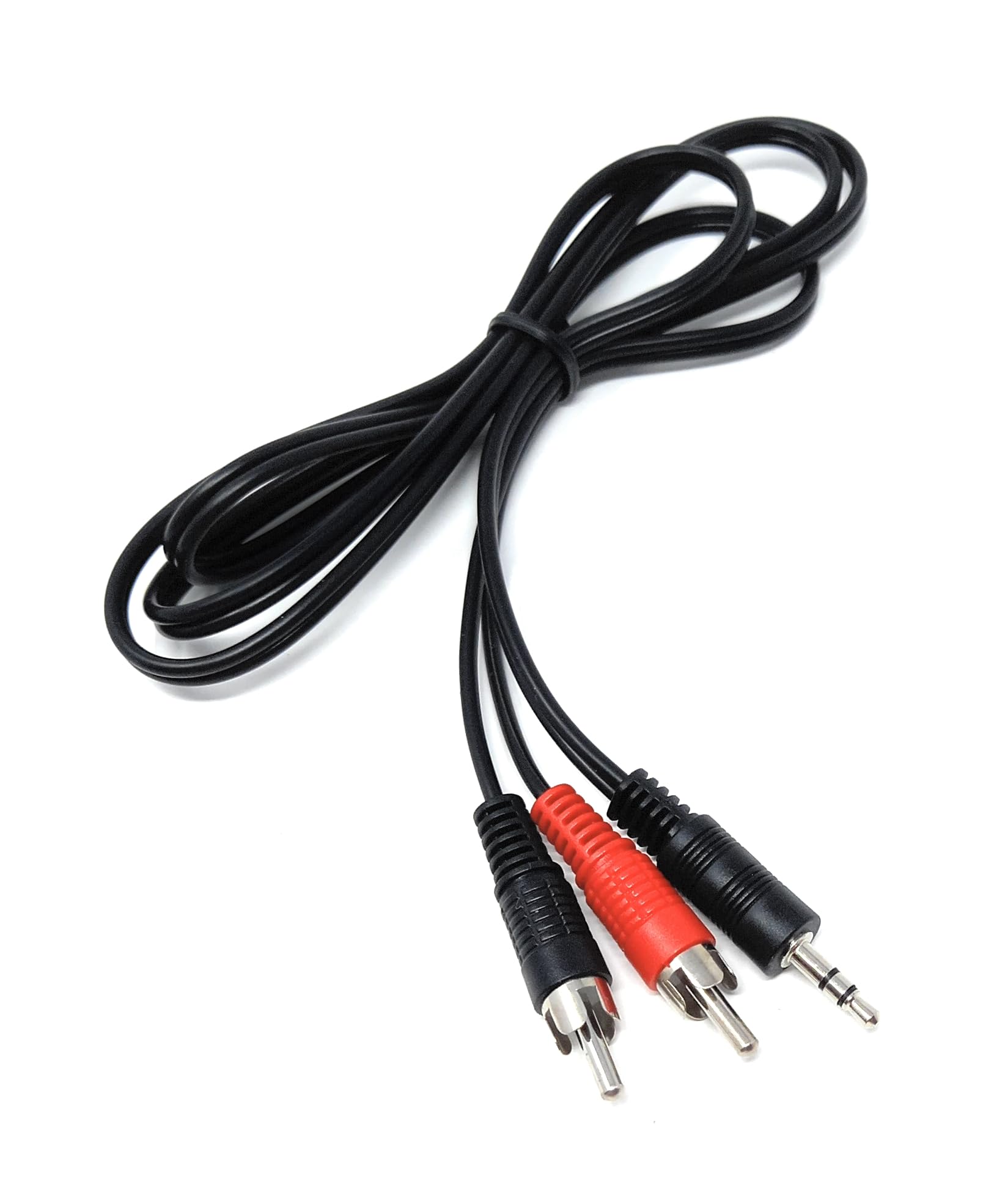 DRUT 3.5mm to Twin RCA Stereo Aux Phono Audio Cable Mini Jack Lead Cord Y Splitter Headphone Cord RCA Y Splitter Adapter
