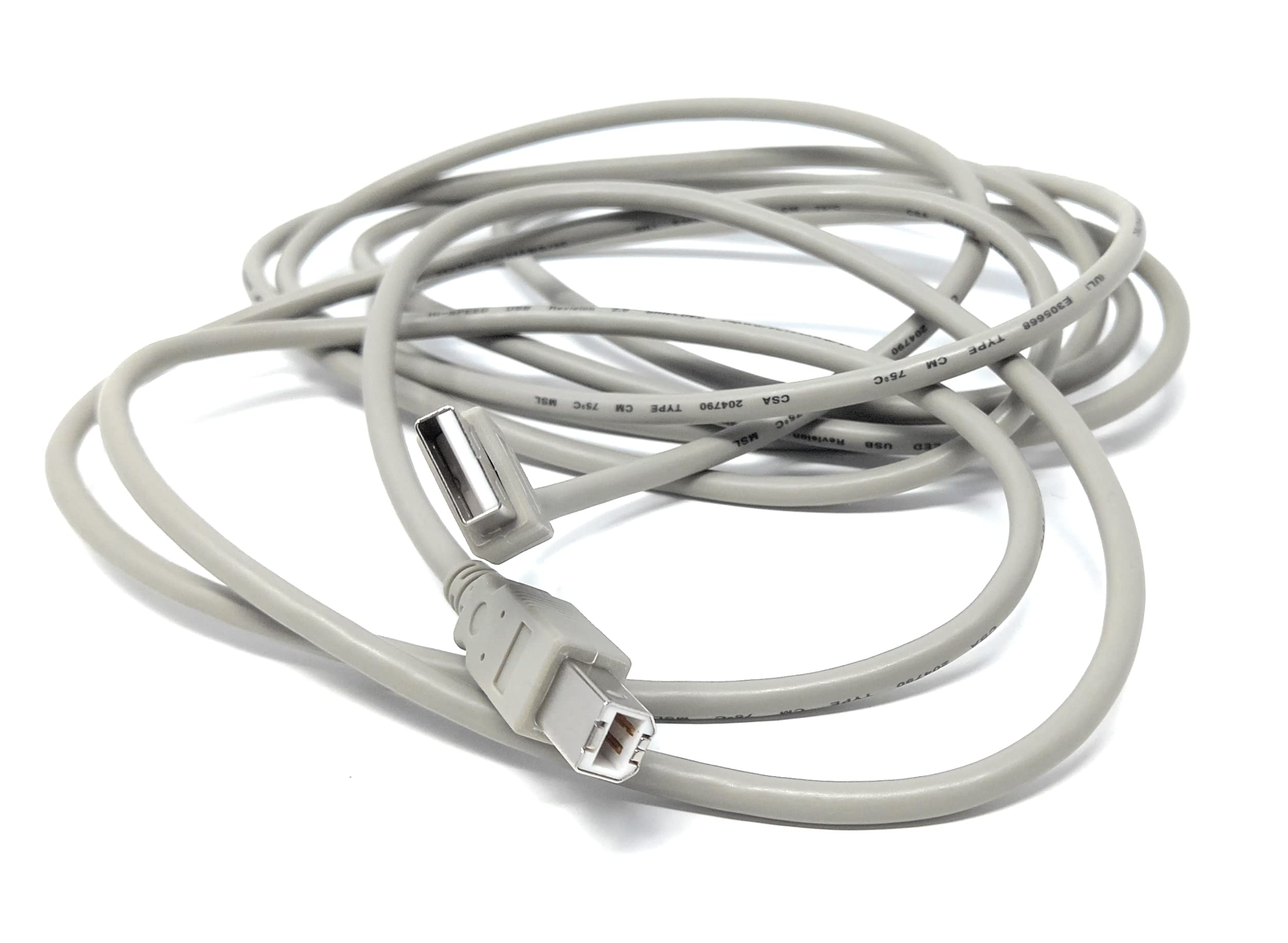 DRUT USB A to B 2.0 24AWG High Speed Cable Lead for Printer, Scanner, Music Instrument