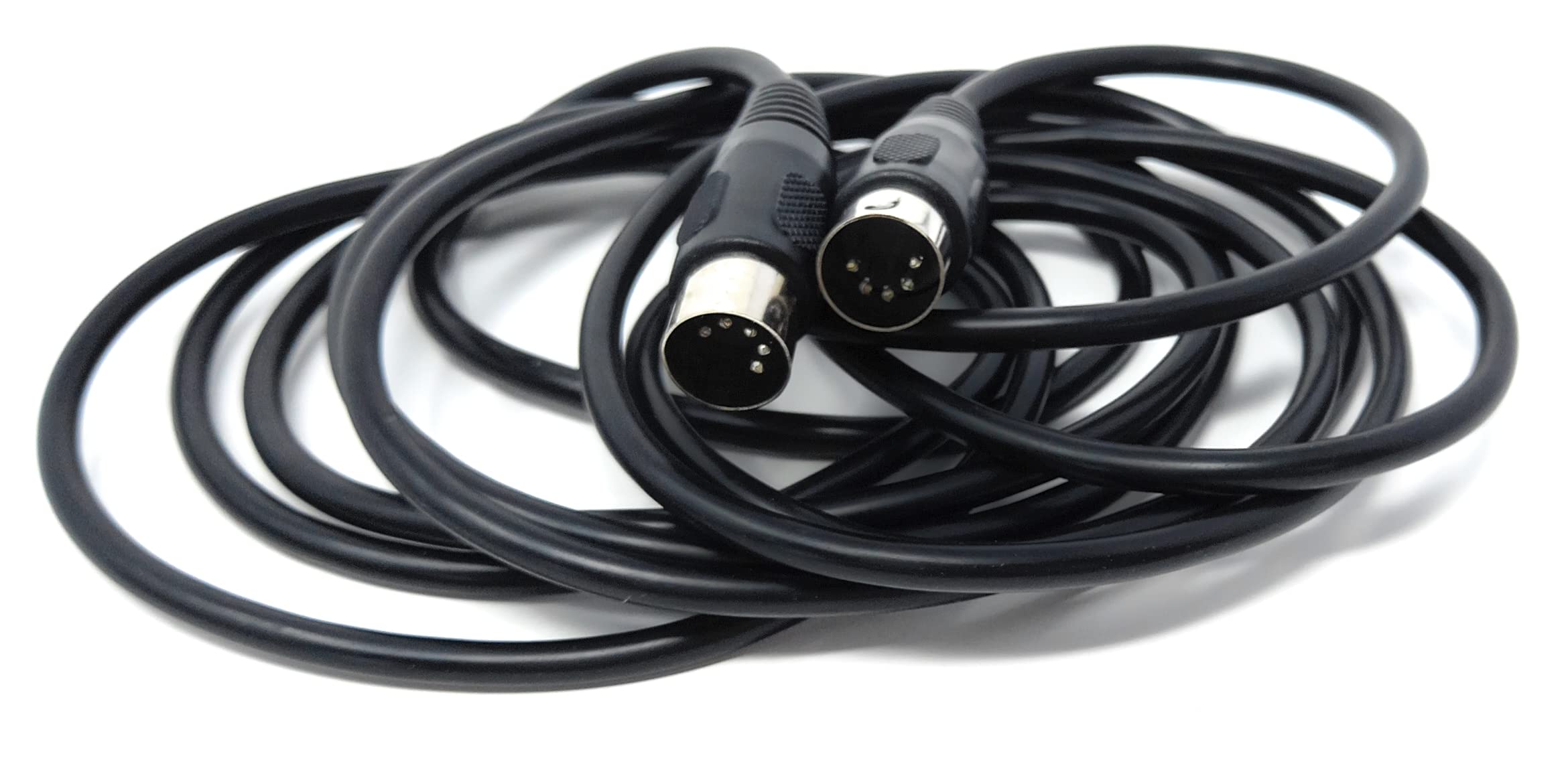 DRUT 5 Pin MIDI Male to Male DIN Plug Audio Cable for Music Instruments