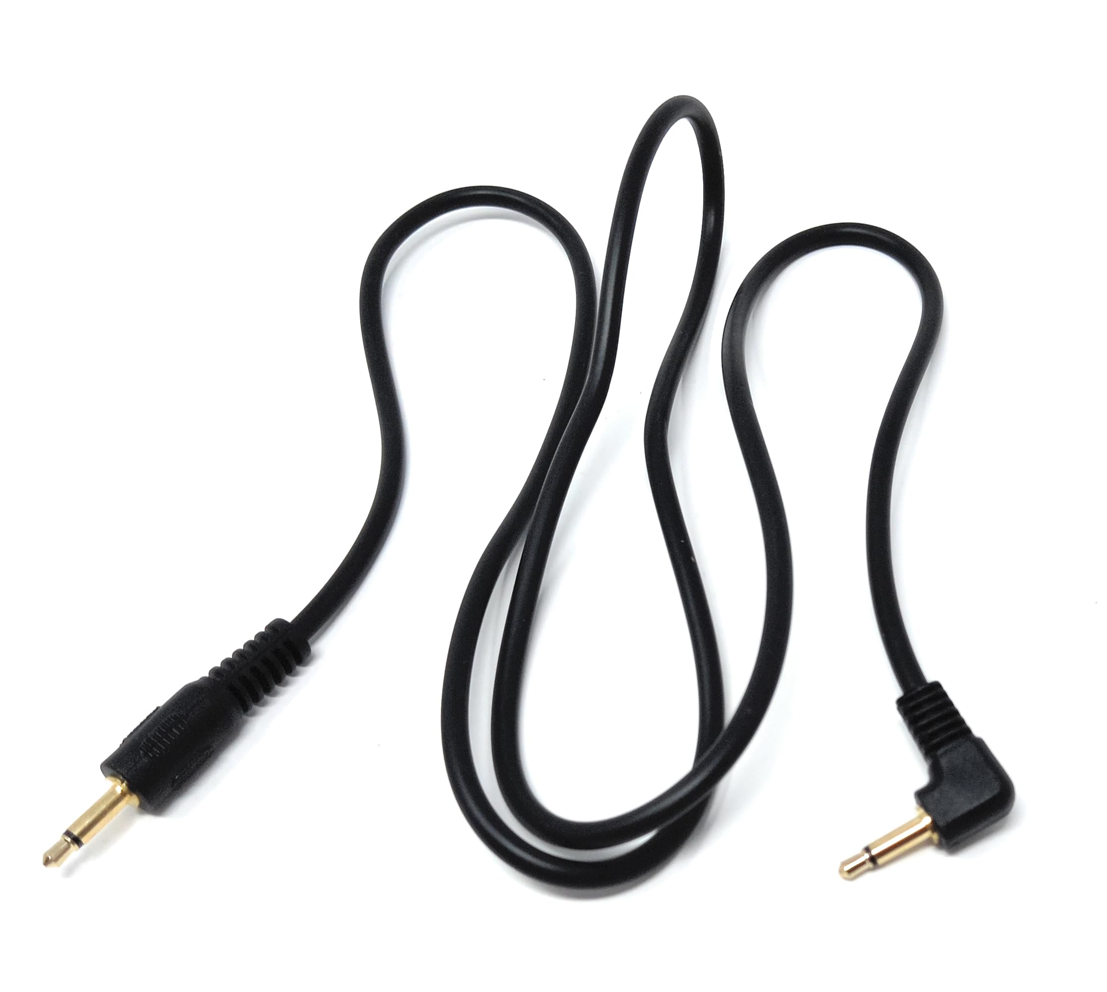 3.5mm Mono to 3.5mm Mono Jack Plug Right Angle Audio 1/8'' AUX Cord Cable Lead