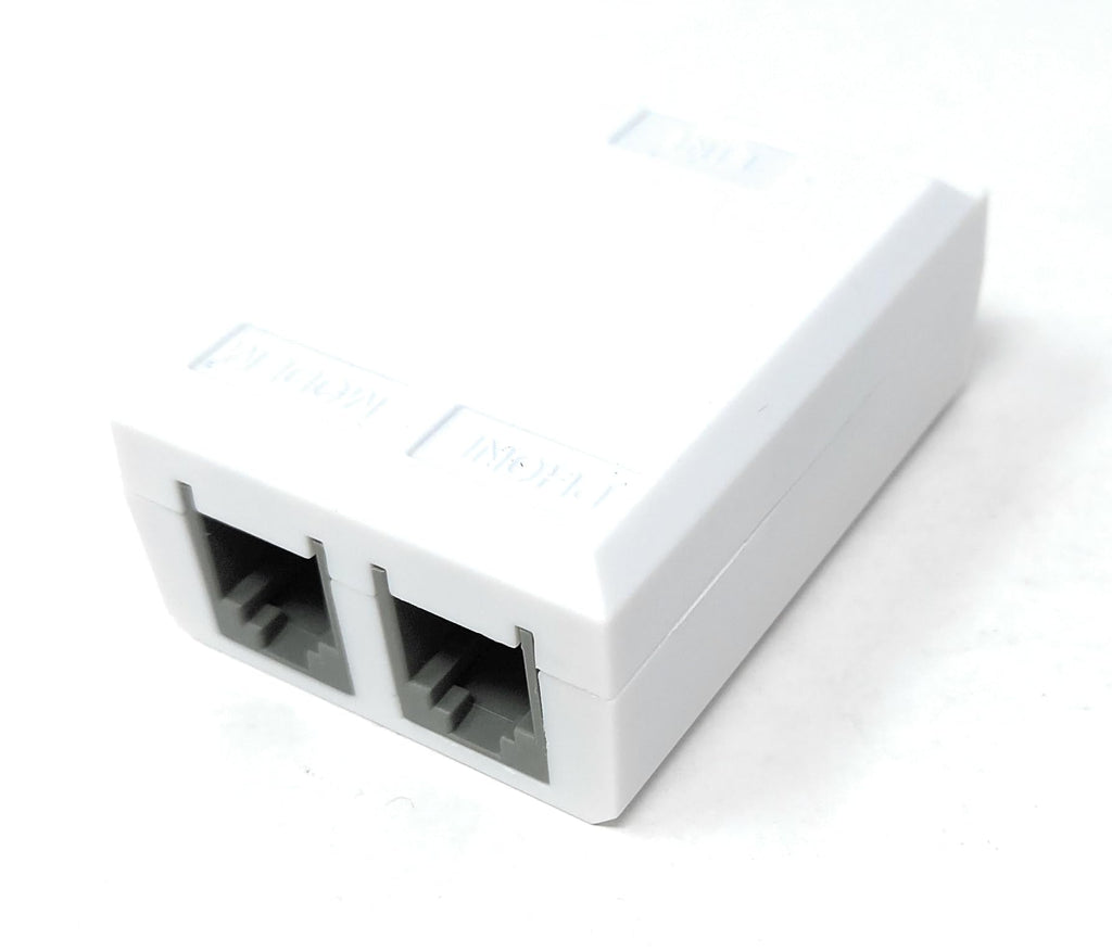 DRUT RJ11 Splitter Adapter – 1 Female to 2 Female RJ11 Ports, 6P4C ADSL Telephone Line Splitter for Landline Phone, Modem, Fax, DSL Devices