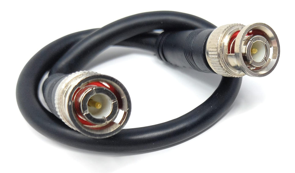 DRUT BNC to BNC Cable Lead, Coaxial RG59/RG59U 75ohm for CCTV Video Camera, Male to Male Plugs