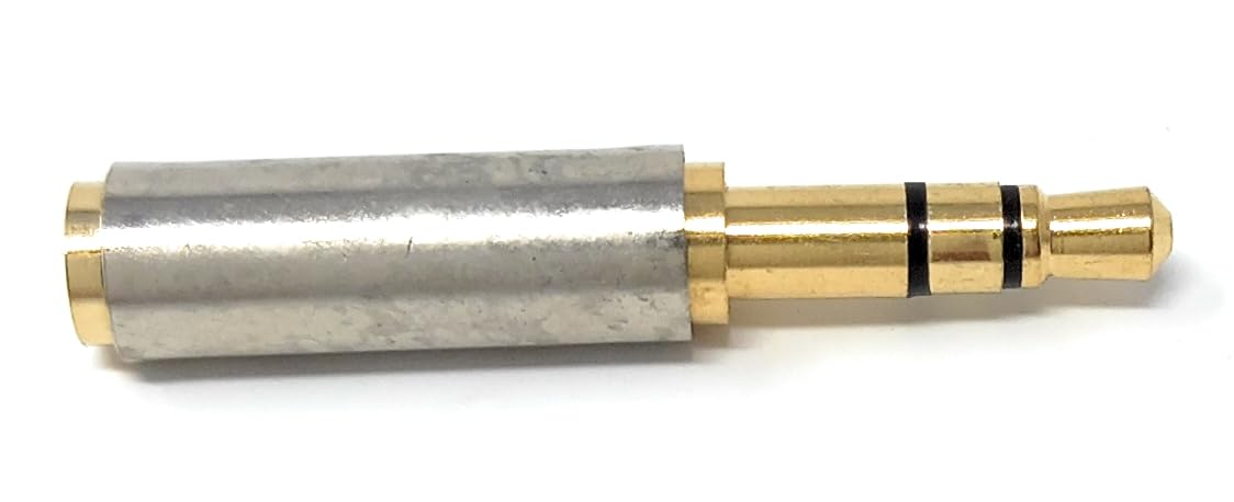 DRUT 2.5mm Stereo Socket to 3.5mm Headphone Jack Plug Audio Adapter Cable Converter