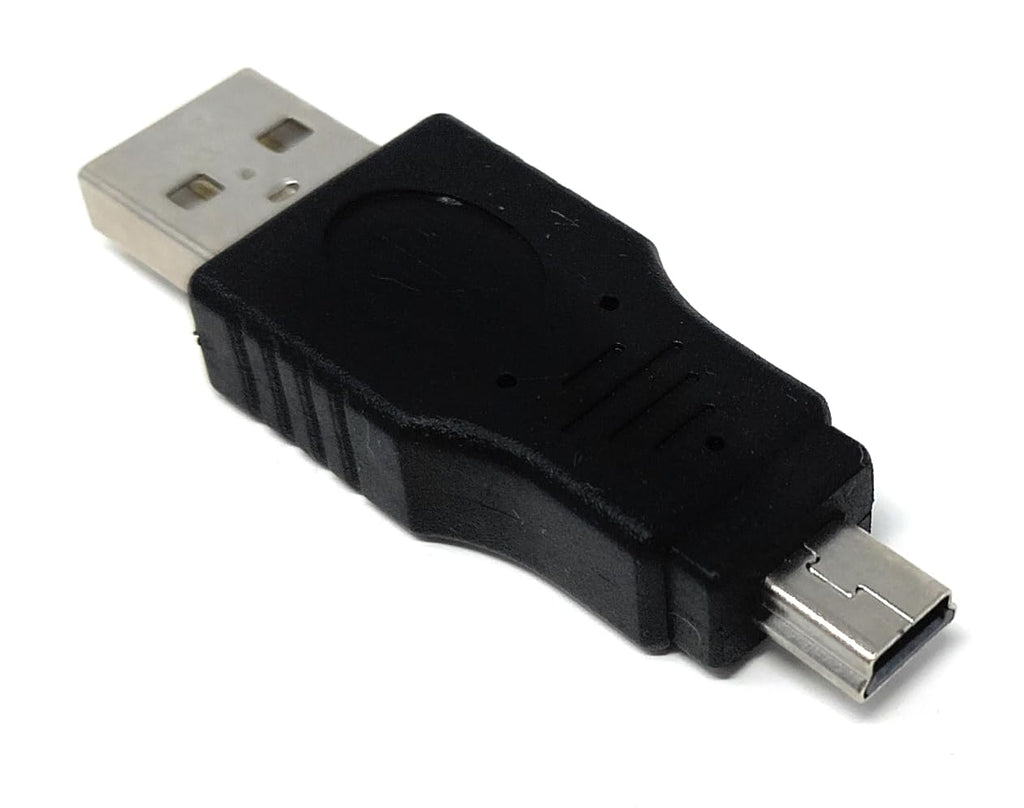 DRUT USB 2.0 A Male Jack to Mini USB B 5 Pin Male Plug OTG Adapter F/M Connector
