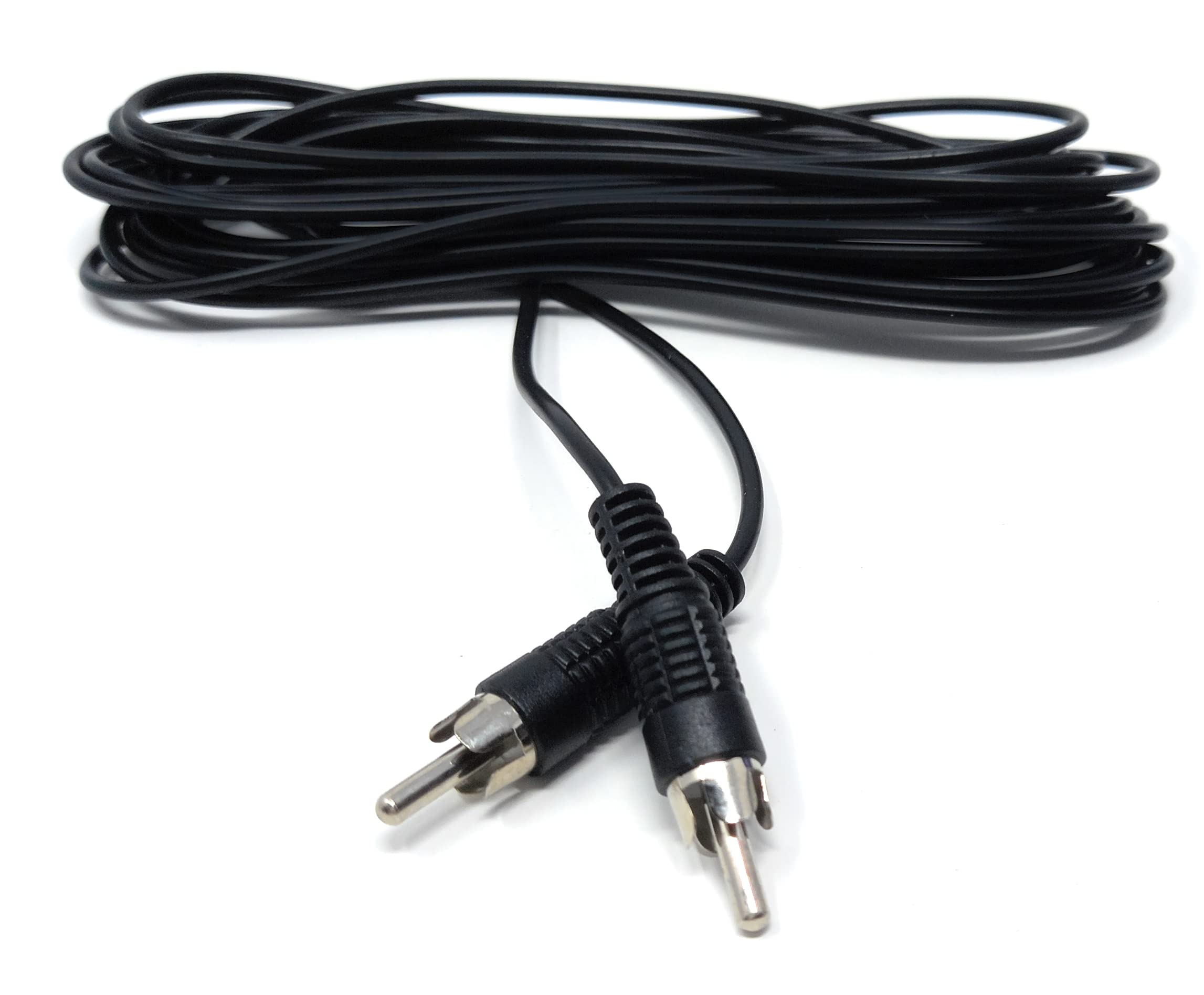 DRUT Single RCA to RCA Phono Plug to Plug Audio Cable, Speaker Male to Male Lead