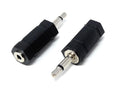 DRUT 3.5mm Mono Jack Male to 2.5mm Mono Jack Socket Female Audio Cable Adapter