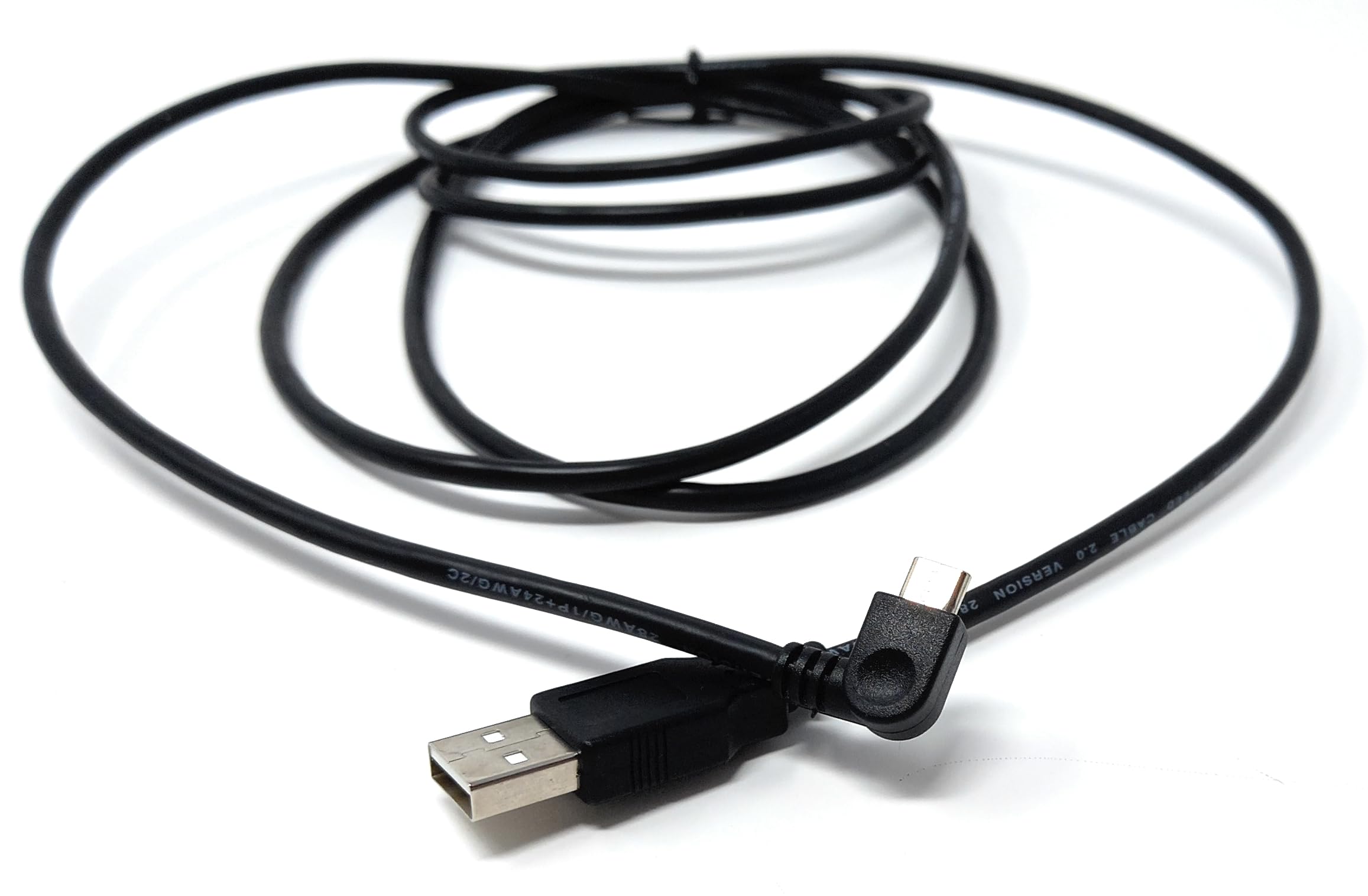 USB 2.0 to Micro USB B Right Angled Data & Charging Cable 24AWG