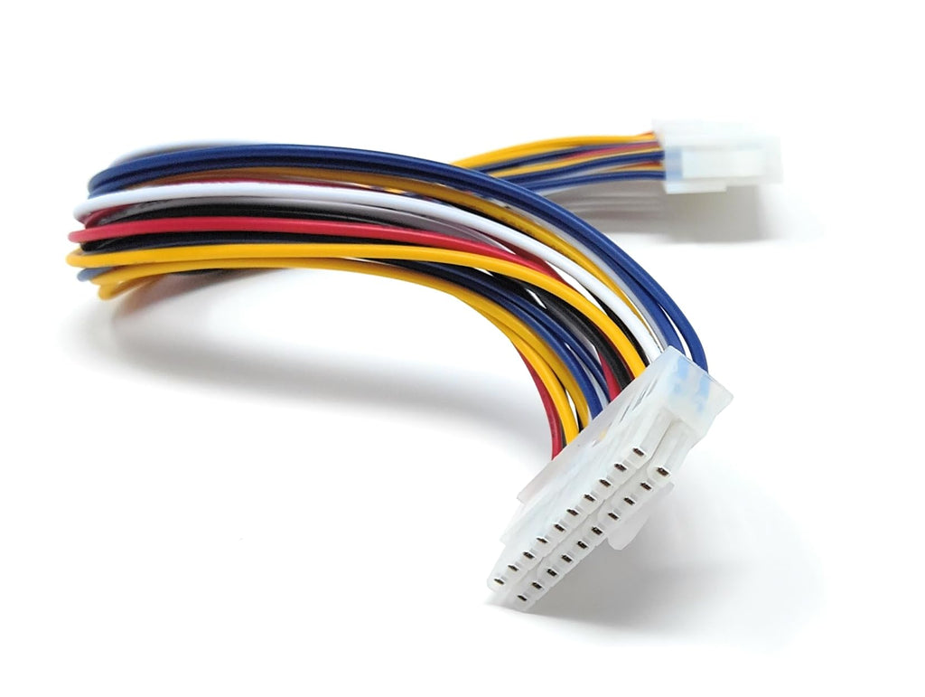 DRUT 30cm ATX 20 pin Power Extension Cable Male to Female, power Connector From the PSU to The Motherboard 1ft