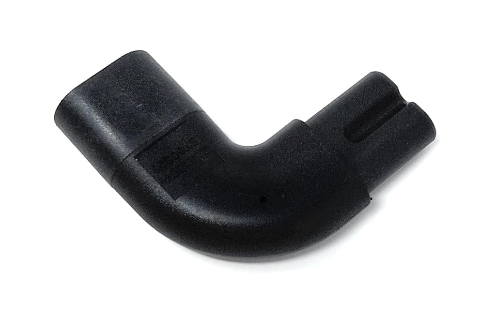 Figure 8 C7 Right Angle Adapter 90° Horizontal Plug to Socket, 2.5A Power Connector for TV, Audio & Small Appliances